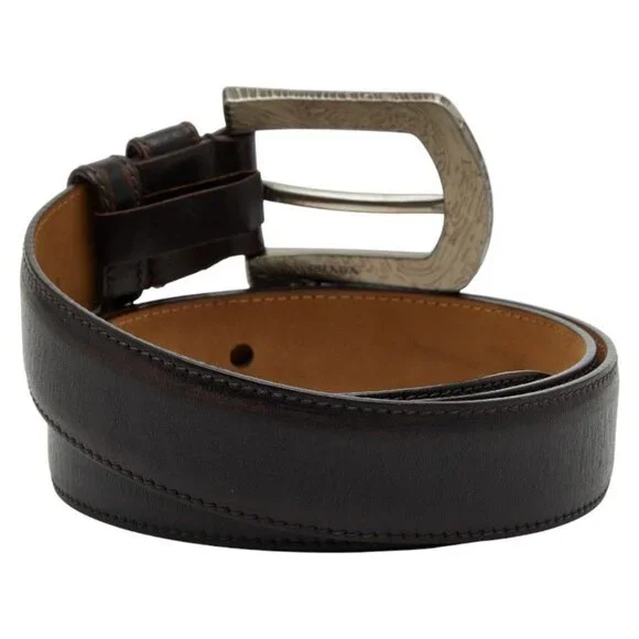Prada Belt Size 85 34 Brown Leather - Picture 3 of 9